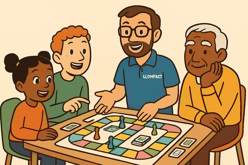 Animation de jeu de société avec différents publics menée par Ludimpact Animation de jeu de société avec différents publics menée par Ludimpact